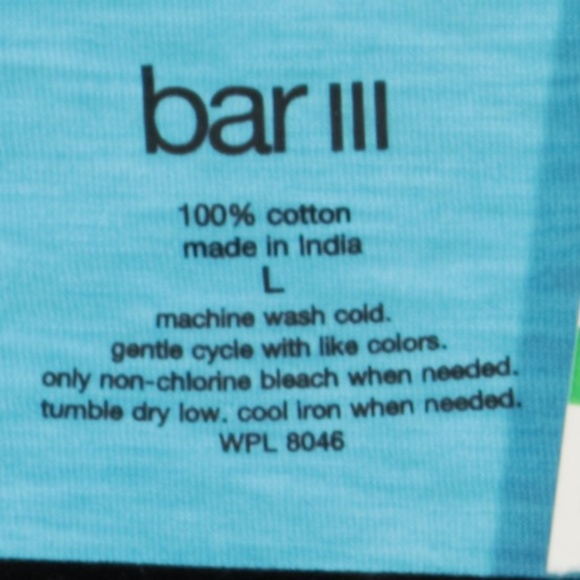 Bar III 100% Cotton Polo Shirt - Picture 3 of 4